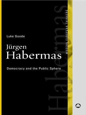 cover image of Jurgen Habermas